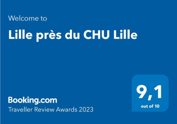Appartement Lille près du CHU Lille Extérieur photo